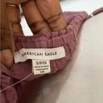 American Eagle  Crochet Lace Blouse Crop Peplum Cottagecore Spaghetti Sz … Photo 3