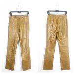 wilson's leather Vintage  Textured Pants Size 2 Tan Hi Rise Straight Leg Y2K 70s Photo 1