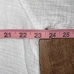 LAmade Andria Gauze Women’s Long Sleeve Tie Waist Button Front Shirt Dress White Size M Photo 13