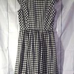 Elle  black and white checkered dress Photo 0