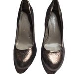 United Nude Bronze Metallic Leather Metal Stiletto Heel Almond Toe Pumps 36 6 Photo 1