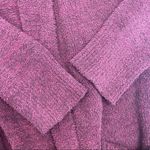 Barefoot Dreams CozyChic Cali Cardi Cardigan: Heathered Garnet/Rosewood Photo 5