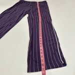 Lauren Ralph Lauren Purple Pinstripe Pajama Set Size M Long Sleeve Button Top Pa Size M Photo 8