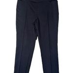 Akris Punto Black Cotton Blend Plain Dressy Slacks Trousers Pants Women Sz 10 Photo 0