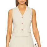 Spanx  Opacity Crepe Parchment Light Beige Vest Sz M NEW NWT Photo 0