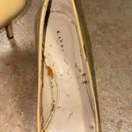 Coach NWD  Zan Pointed Toe Pumps Size 6.5B Tan & Black Leather Heels Photo 13
