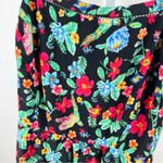 Old Navy  Floral Summer Dress XL Lightweight & Breezy Sundress Parrot Bird Print Photo 1
