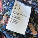 American Eagle  Romper Blue Red Floral Medium Viscose Pockets Vacation Photo 3