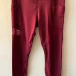 Members Mark Burgundy Compression Ankle Leggings XXL Photo 9