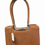 Tan Vegan Leather Handbag Photo 0