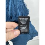 Shyanne  Lace Trim Satin Babydoll Cami Top Women M Blue Y2K Inspired Festival Photo 5