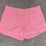 Lilly Pulitzer Pink Check Barclay Shorts size 4 hot pink Gingham Photo 0