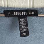 Eileen Fisher  Jersey V-Neck Dress Women's Size Small Slate Blue Viscose Spandex Photo 4