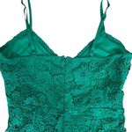 Jack by BB Dakota  Anthropologie Lace Romper Sleeveless Green‎ V-Neck Size 4 Photo 10