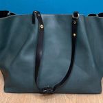 Marni Green Leather Tote Extra Large Carryall Travel Bag Photo 0