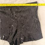 Black Sequin Women's Shorts Size XS Photo 5