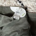 Aerie  high-waisted ribbed knit seamless 7/8 leggings in olive green Photo 3