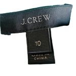 J.Crew  Teal Split‎ Neck Sleeveless Blouse Photo 4