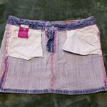 Vigoss  Denim Mini Skirt Embellished 5/6 28 Photo 5