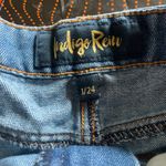 Indigo Blue Indigo Rain Blue Denim Distresses Shorts Photo 3