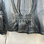 Interstate Leather Black Classic Biker Moto Insulated Jacket coat womens M Size M Photo 8