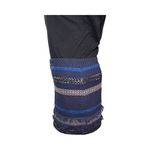 Alice + Olivia  Textured Striped Fringe Mini Skirt Blue Gray Size 2 Photo 2