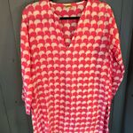 Roberta Roller Rabbit  Pink and White Floral Top | Size Large Photo 0