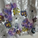 Mac Duggal  Sequined Mixed Media Floral Embellished Mini Dress SZ 4 93628 style Photo 6