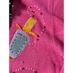 Jack B Quick 90s Pink Perfume Knit Cardigan size Medium Photo 11