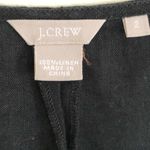 J.Crew  Linen Black shift dress with pockets and accented hemline 2 Photo 3