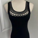 Cache BLACK  BEADED SWEATER TANK TOP‎ Photo 0