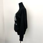 “Frequent Flyer” Halloween Off the Shoulder Pullover Tops in Size S Black Photo 1