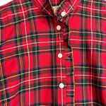 J.Crew Plaid Red Stewart Tartan Holiday Button Down Photo 2