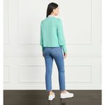 Hill House The Cropped Silvie Merino Wool Sweater in Ocean Wave Size S Photo 2