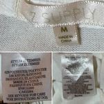 Red Dress Boutique Z Supply Happy Graphic Print Sweatshirt Ivory White Crew Neck Lightweight M Photo 8