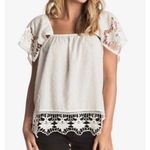 Roxy Second Wave Top Jrs Off The Shoulder Shirt Size Small Photo 3