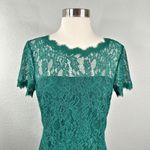 Diane Von Furstenberg  Green Fifi Lace Dress Photo 3