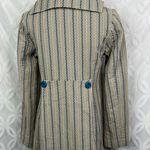 Anthropologie ‎ Tulle Embroidered Pattern Peacoat Dress Jacket Size XS NWT Photo 5