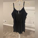 Aqua Green Women's UPF 50 High Neck Swim Romper with Pockets One Piece Swimsuit Photo 1