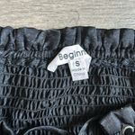 In the Beginning  lace up top Photo 2