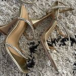 Tony Bianco  Shy Gold Nappa Metallic Heels Photo 4