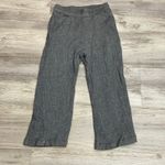 Comfy USA Heather Gray Elastic Waist Pull On Cropped Pants Size XS Photo 2