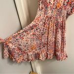 Poupette St. Barth  Amber Ruffled Floral Mini Dress Size XS Photo 5