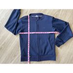 Nike Vintage  women’s Zip-up jacket Navy Boat Neck size Medium Photo 6