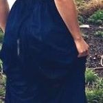 Navy Blue Sequin Prom Dress Size 6 Photo 1