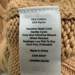 Talbots  Women's Cable Knit Pullover Sweater Brown Medium Fisherman Chunky‎ Photo 5