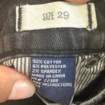 Madewell Dark Gray Denim Jeans with Brown Patch Photo 14