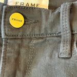 frame denim FRAME Ali High Rise Cigarette Black Distressed Knee Denim Jeans Size 31 Womens‎ Photo 6