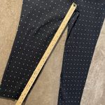 Old Navy  Pants Womens 14 Pixie Mid Rise Black Polka Dot Ankle Casual Career Photo 6