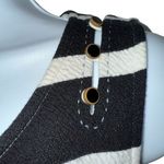 Anthropologie POSTMARK Antoia Black & White Textured Peplum Hem Top NWOT Size S Photo 3